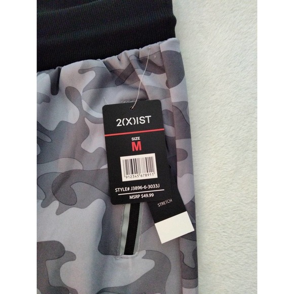 X Performance Speed dri Cooling Stretch fit Draw String Waist men's Shorts - Picture 3 of 5